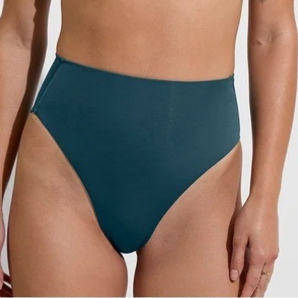 Left On Friday Hi Hi Bottom Deep End Teal Medium New With Tags
